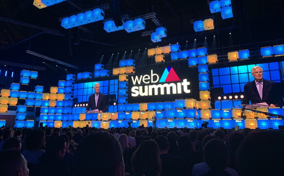 Ronan Dunne on stage at Web Summit